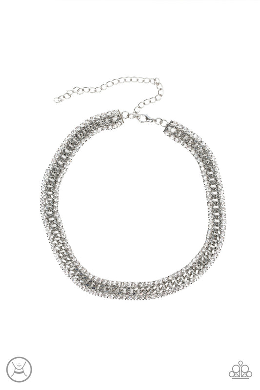 Paparazzi Necklaces - Empo-HER-ment - White