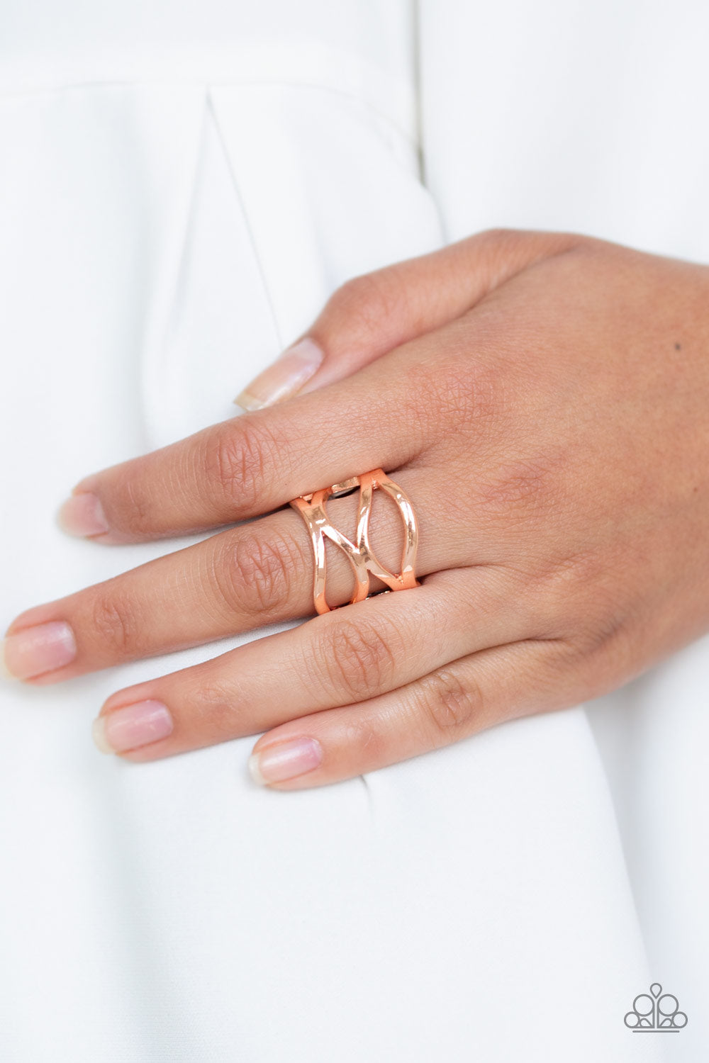 Paparazzi Rings - All Over The Place - Copper