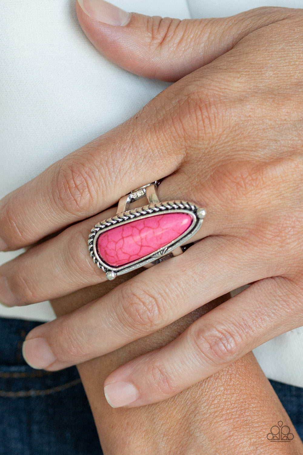 Paparazzi Rings - Pioneer Plains - Pink