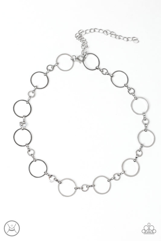 Paparazzi Necklaces - Simply City Slicker - Silver