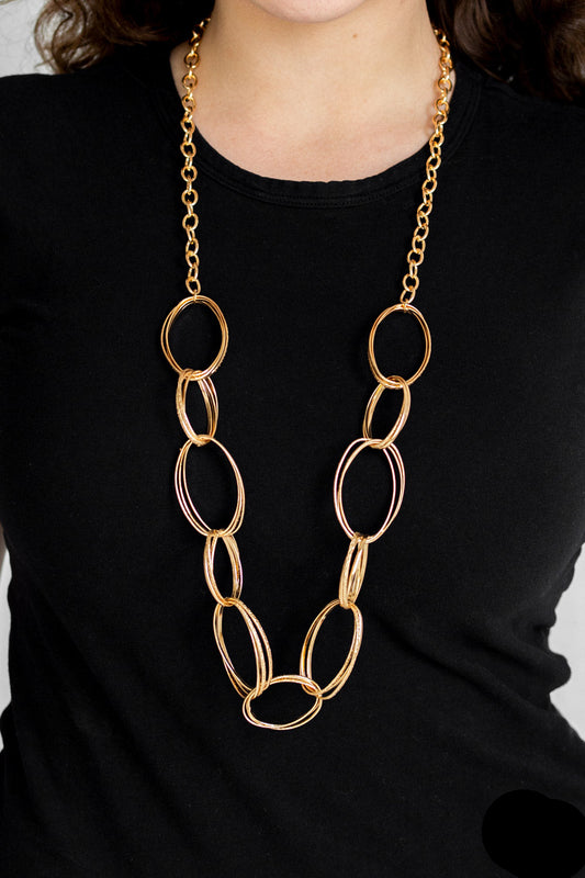 Paparazzi Necklaces - Ring Bling - Gold