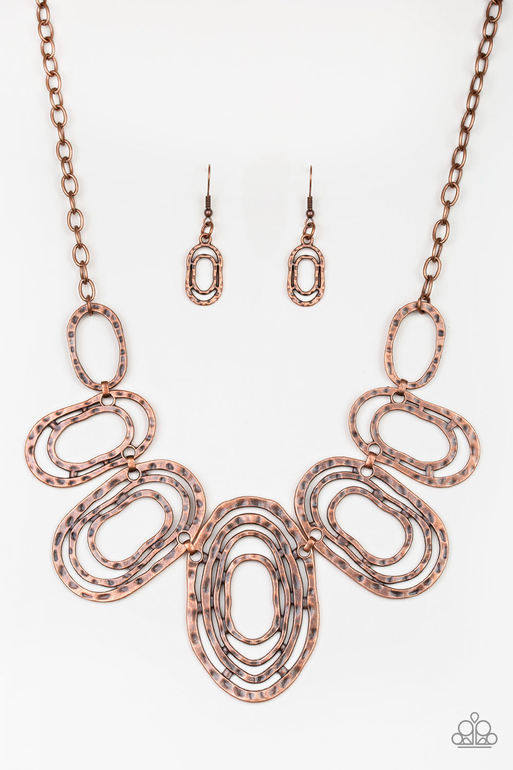 Paparazzi Necklaces- Empress Impressions - Copper