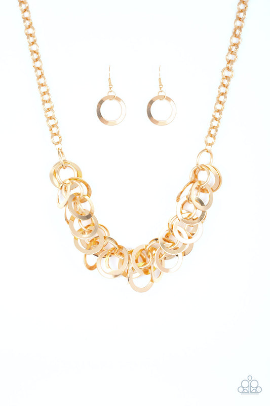 Paparazzi Necklaces - Ringing In The bling - Gold