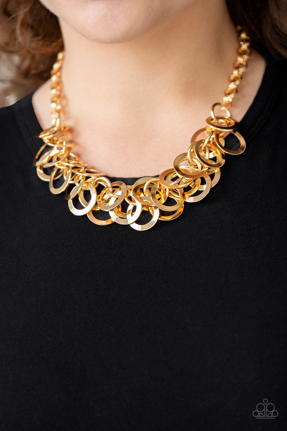 Paparazzi Necklaces - Ringing In The bling - Gold