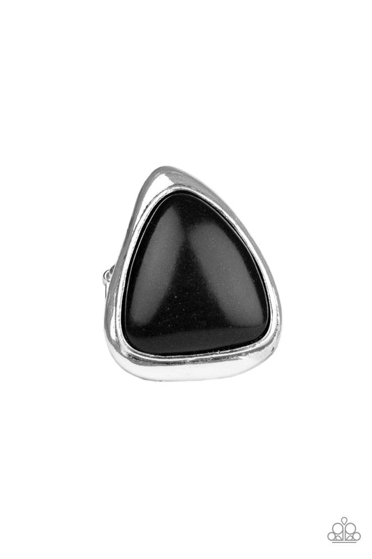 Paparazzi Rings - Stone Scene - Black