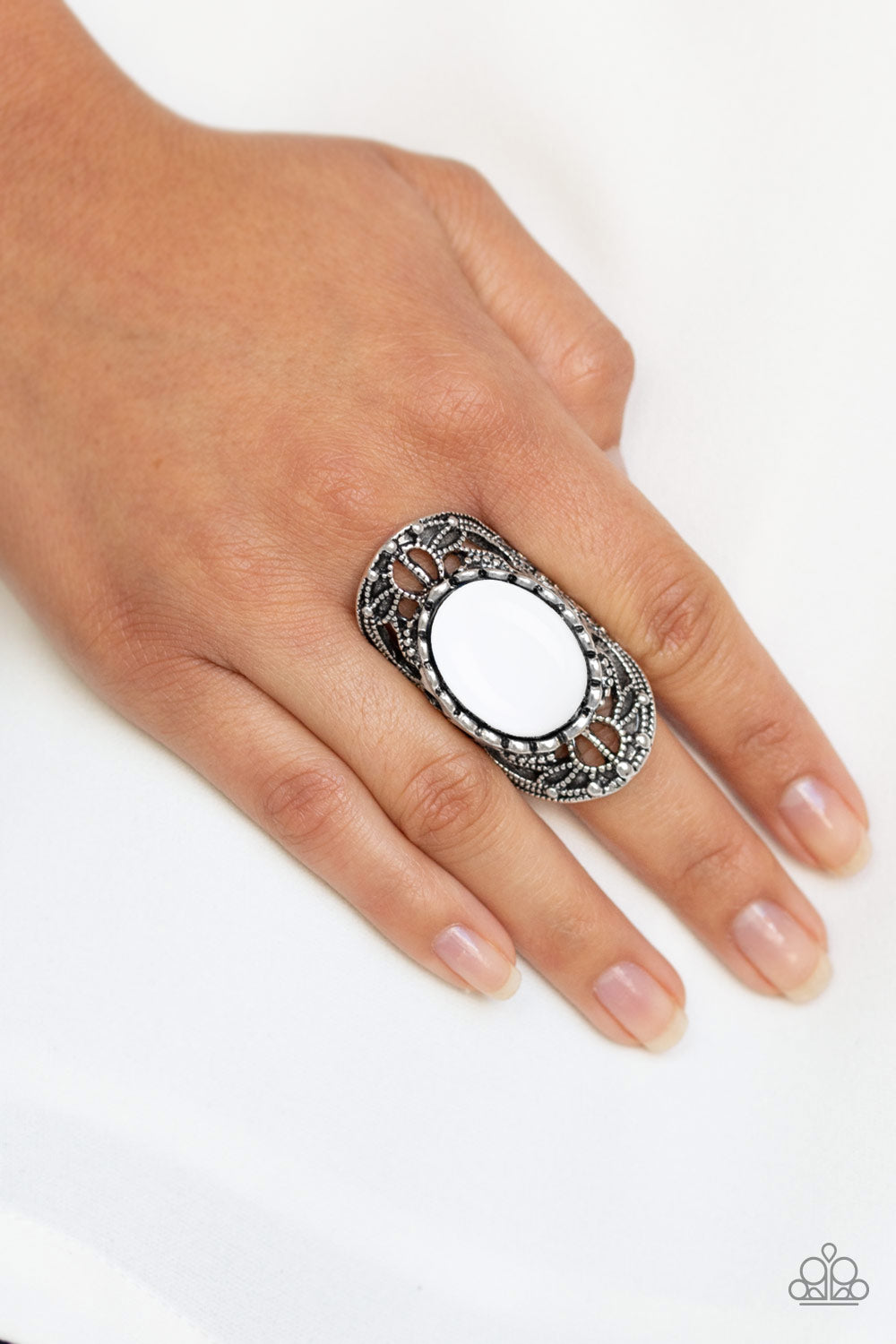 Paparazzi Rings - Drama Dream - White