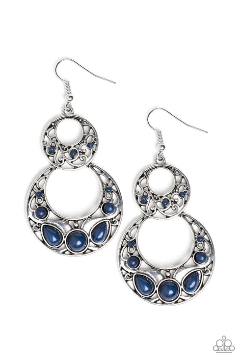 Paparazzi Earrings - West Coast Whimsical - Blue