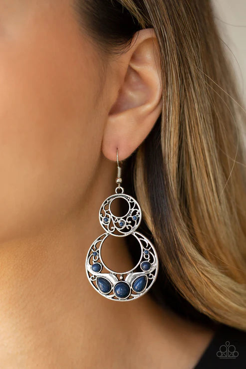Paparazzi Earrings - West Coast Whimsical - Blue