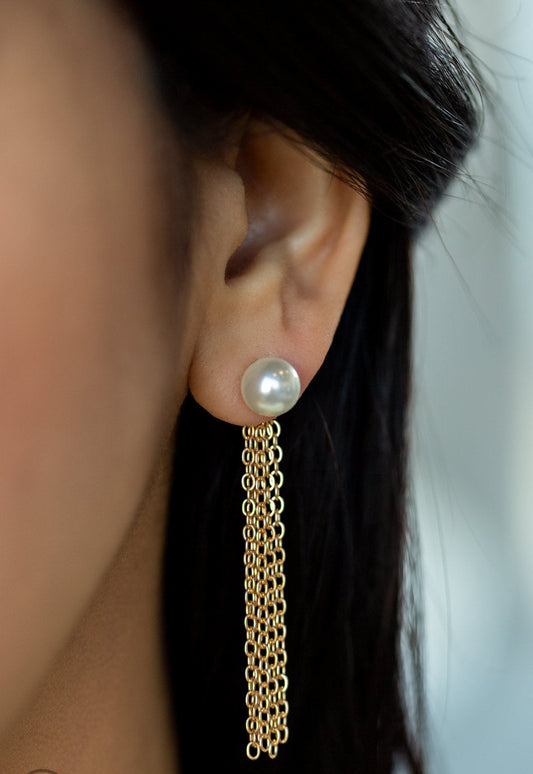 Paparazzi Earrings Rebel Refinement - Gold