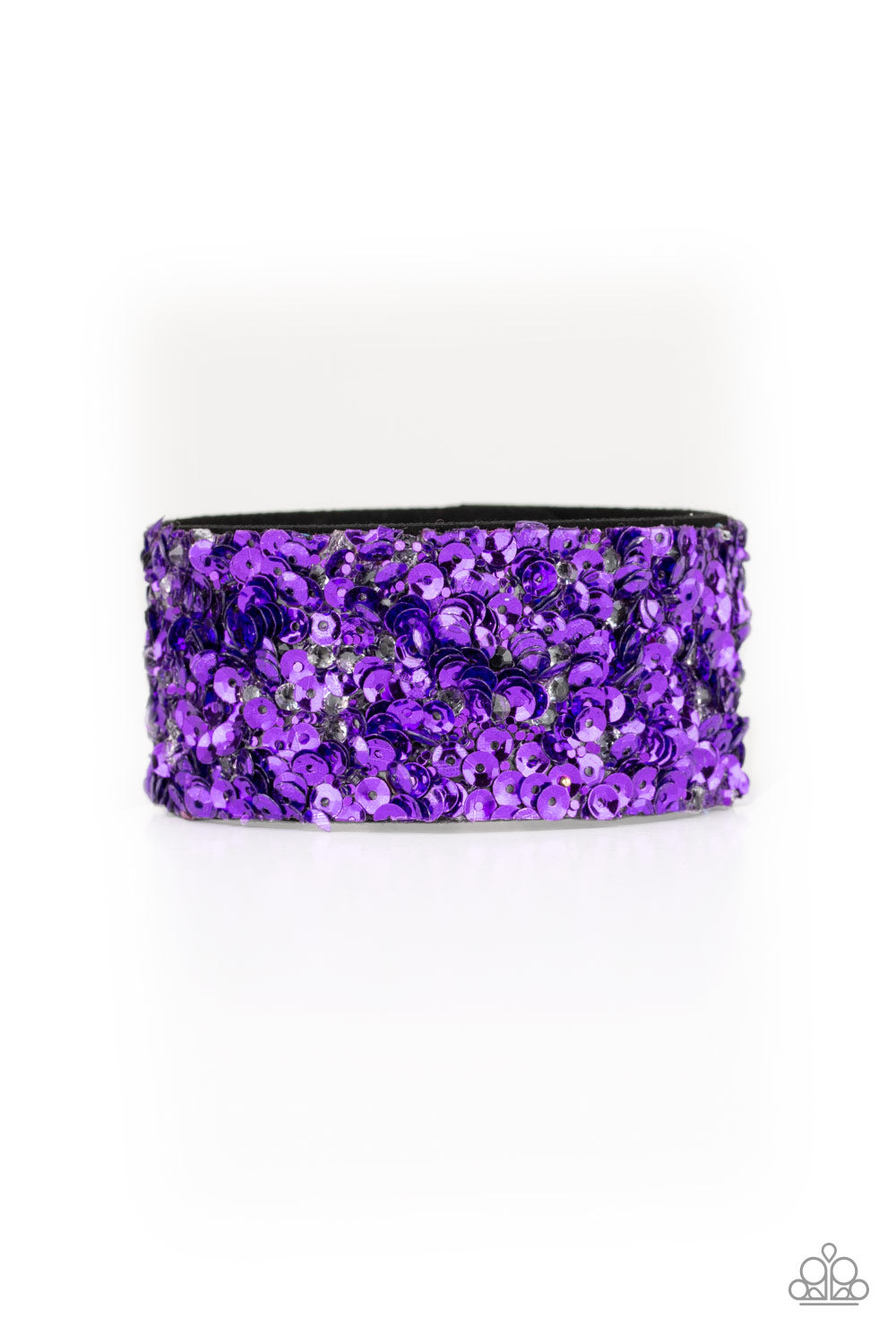 Paparazzi Urban Collection bracelet - wrap - Starry Sequins - Purple