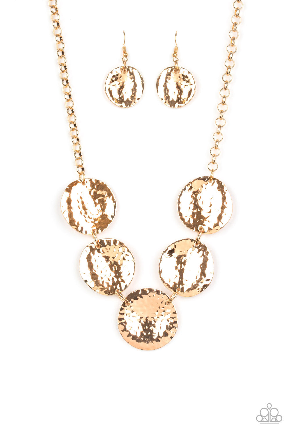Paparazzi Necklaces - First Impressions - Gold