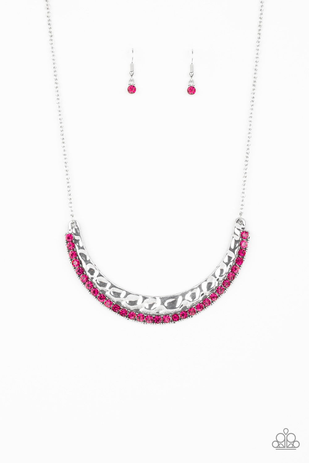 Paparazzi necklace - Impressive - Pink