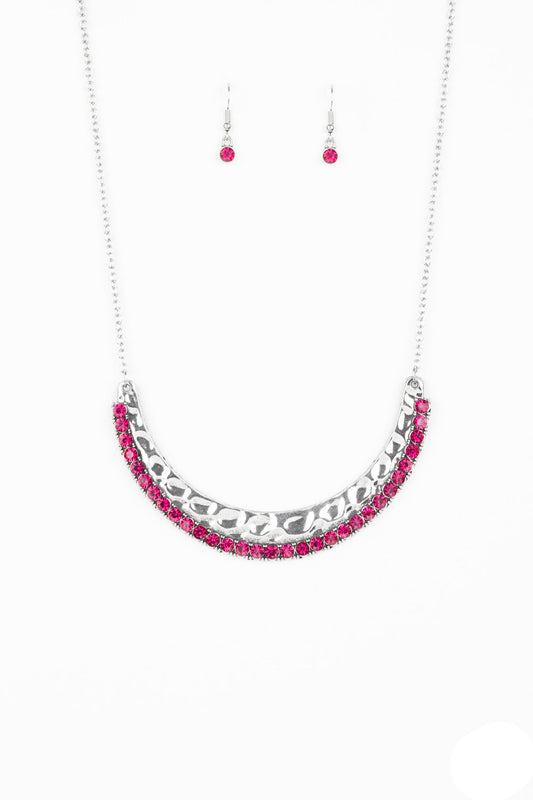 Paparazzi Necklaces - Impressive - Pink