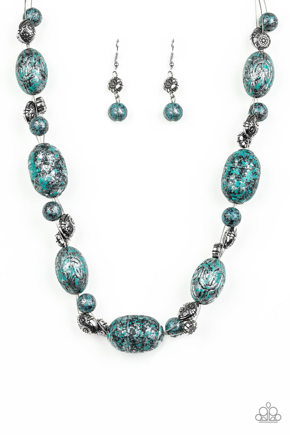 Paparazzi Necklaces - Gatherer Glamour - Blue