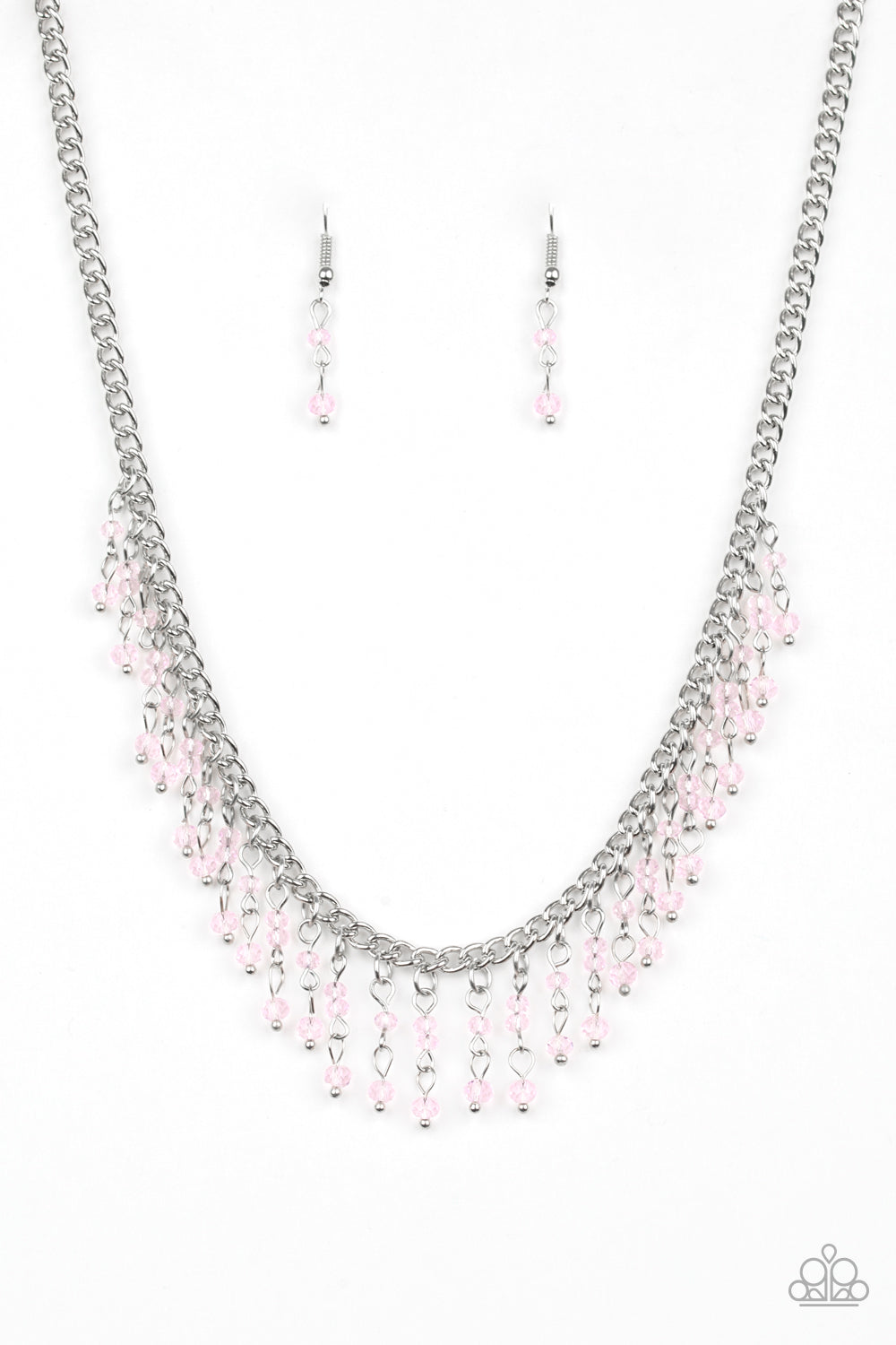 Paparazzi Necklaces - Sporadic Sparkle - Pink