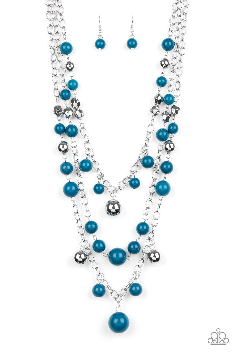 Paparazzi Necklaces - The Partygoer - Blue