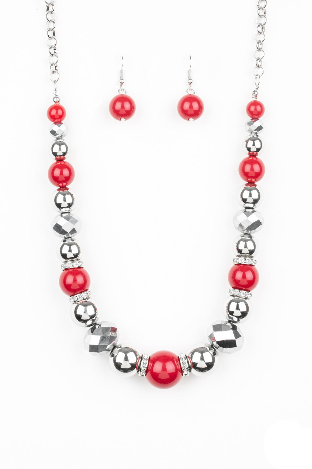 Paparazzi Necklaces - Weekend Party - Red