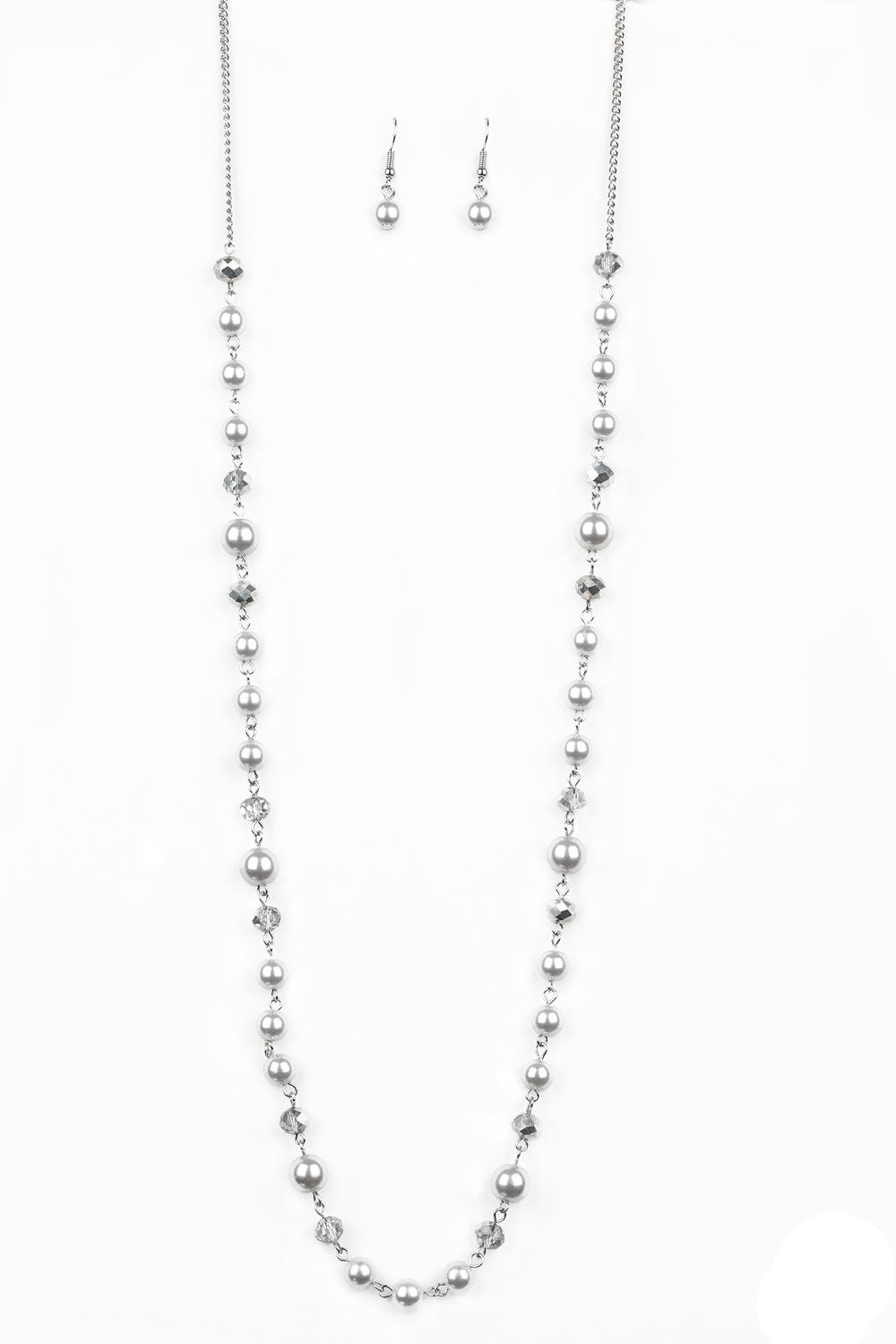Paparazzi Necklaces - Pristine Prestige - Silver
