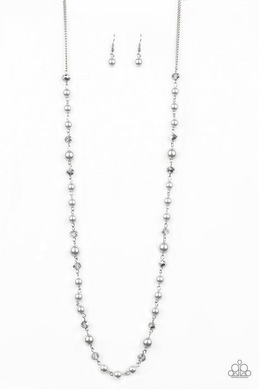 Paparazzi Necklaces - Pristine Prestige - Silver