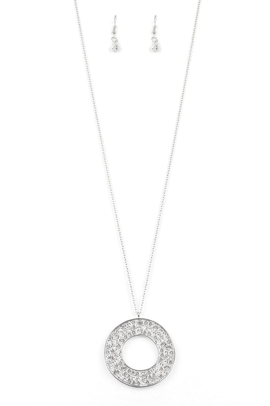 Paparazzi Necklaces - Bad HEIR Day - White