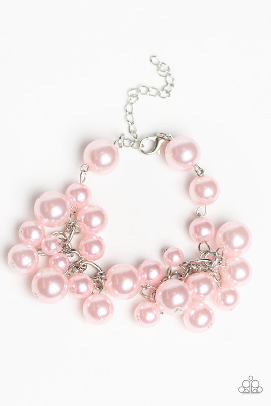 Paparazzi bracelets - Girls in Pearls - Pink
