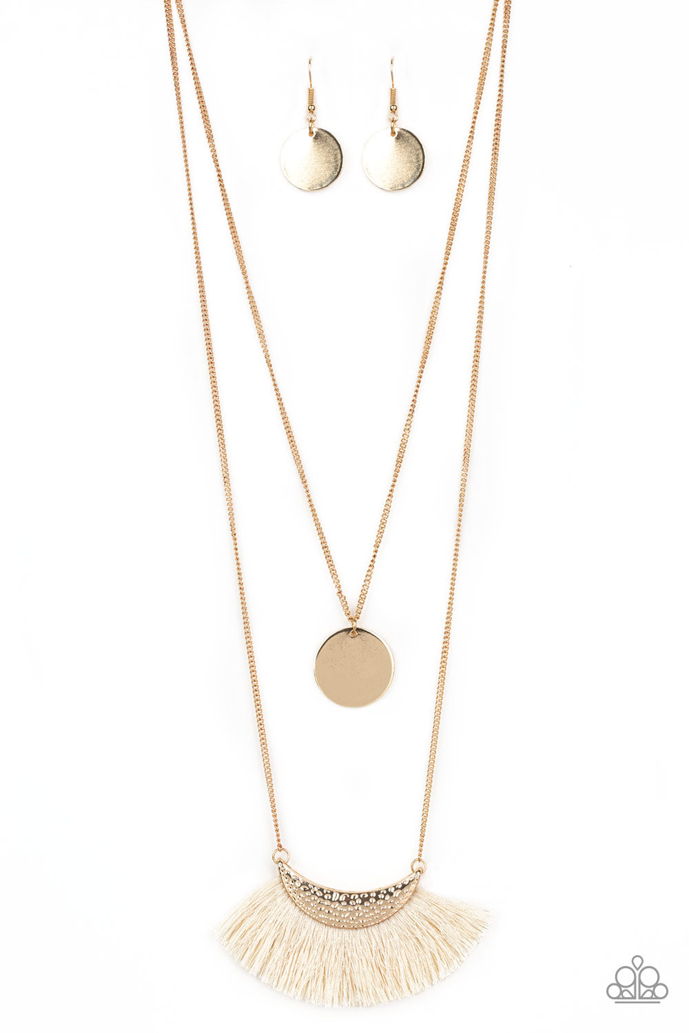 Paparazzi necklaces - Tassel Temptation - Gold