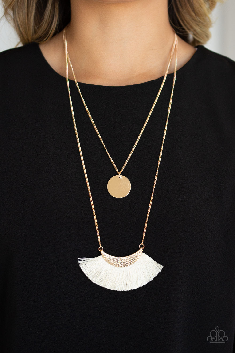 Paparazzi necklaces - Tassel Temptation - Gold