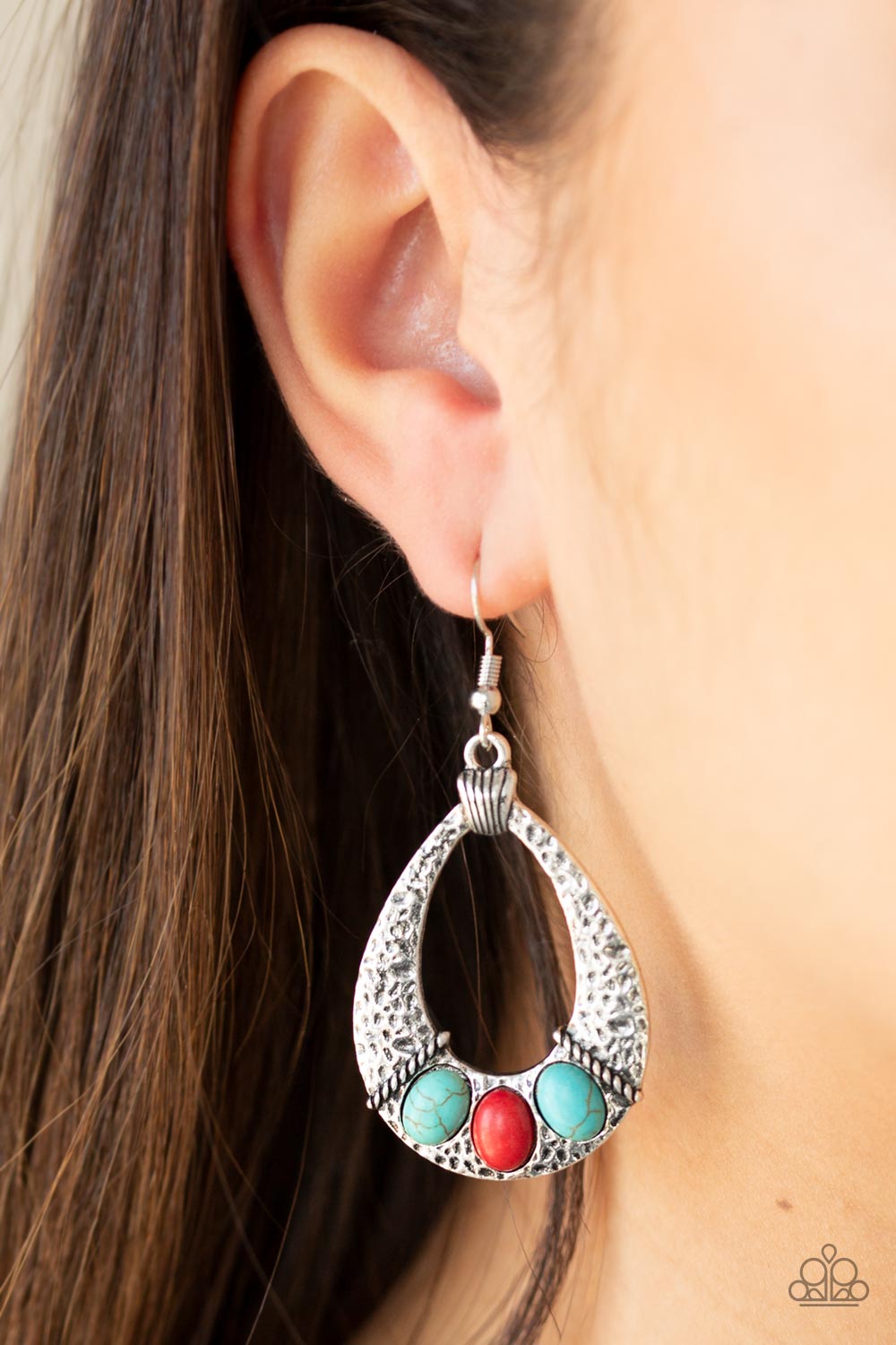 Paparazzi Earrings - Terra Terrific - Multi