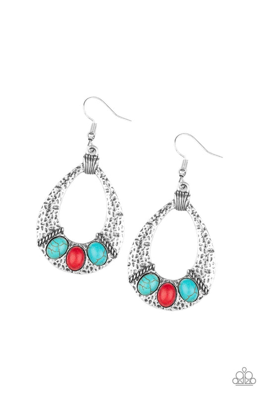 Paparazzi Earrings - Terra Terrific - Multi