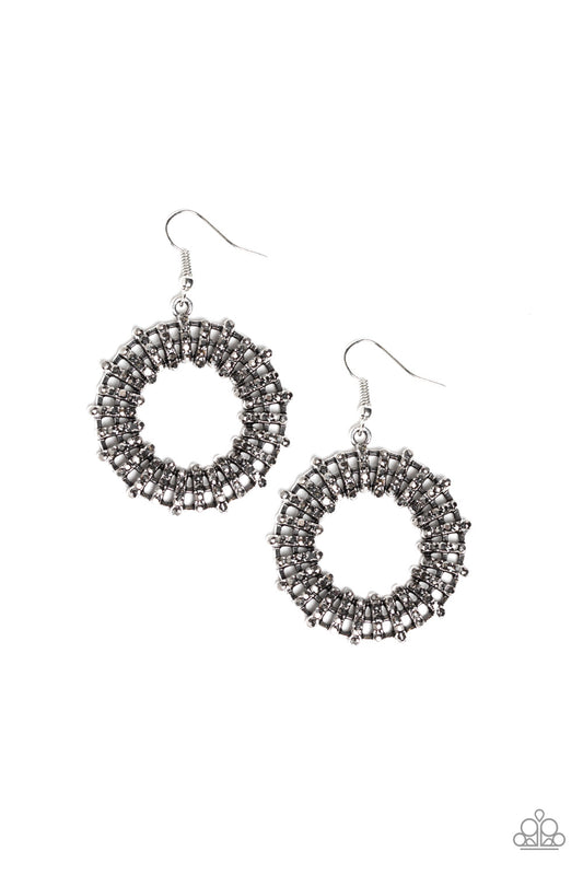 Paparazzi Earrings - Girl of Your Gleams - Silver