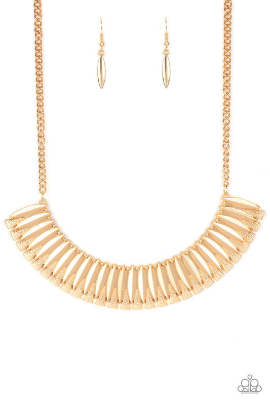 Paparazzi Necklaces - My Main MANE - Gold