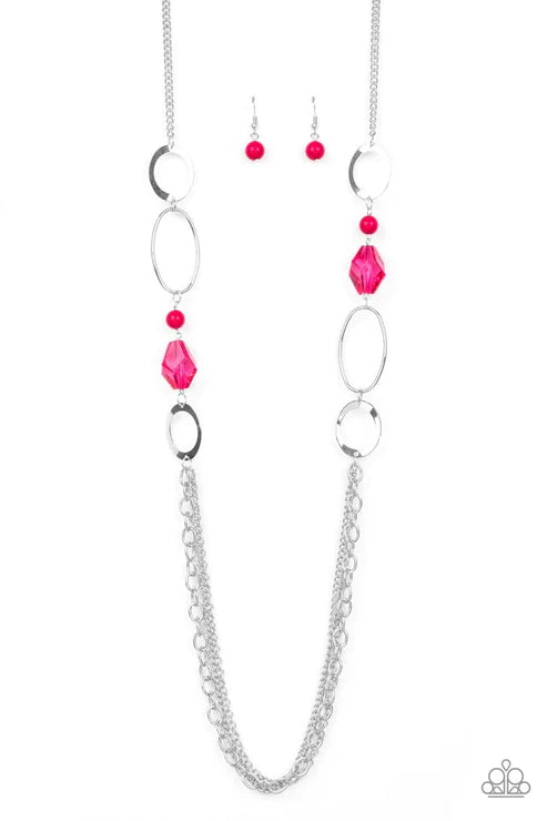 Paparazzi Necklaces - Jewel Jubilee - Pink