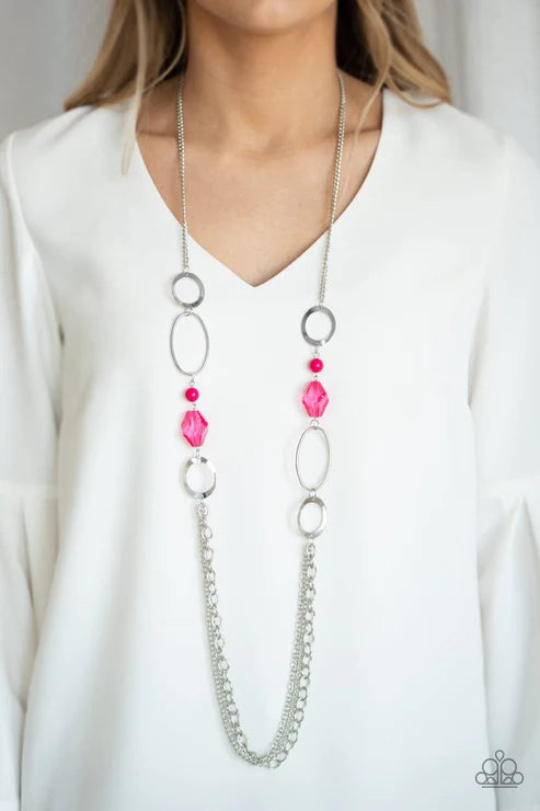 Paparazzi Necklaces - Jewel Jubilee - Pink