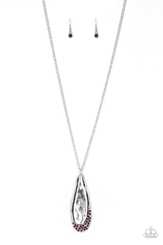 Paparazzi necklaces - Metro Storm - Purple
