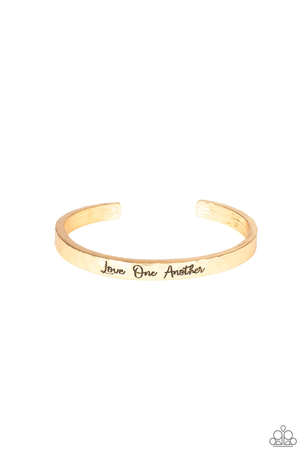 Paparazzi Bracelets cuff - Love One Another - Gold
