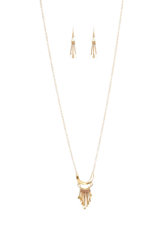 Paparazzi Necklaces - Trendsetting Trinket - Gold
