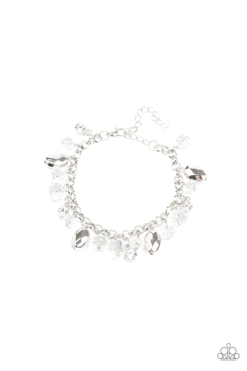 Paparazzi Bracelets - Dazing Dazzle - White