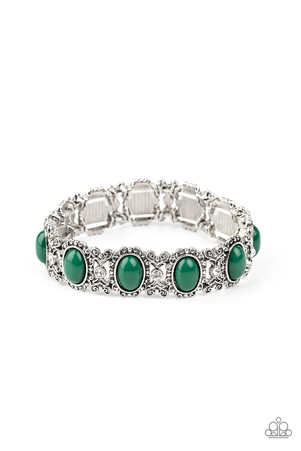 Paparazzi Bracelets - A Piece Of Cake - Green