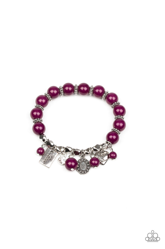 Paparazzi Bracelets - One True Love - Purple