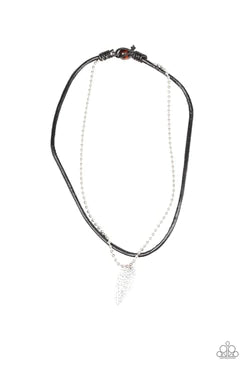 Paparazzi Urban Collection - Arrowhead Anvil - Silver - Necklace