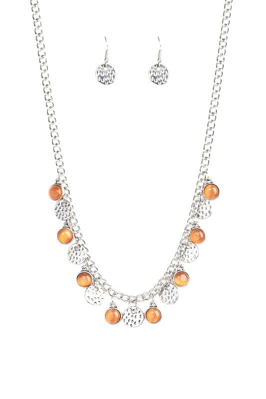 Paparazzi Necklaces - Treasure Tour - Orange