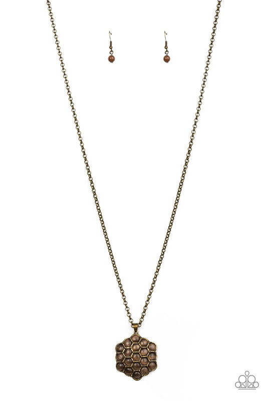 Paparazzi Necklaces - East Coast Elixir - Brass