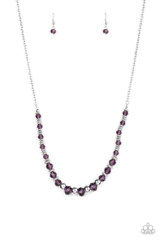 Paparazzi Necklaces - Stratosphere Sparkle - Purple