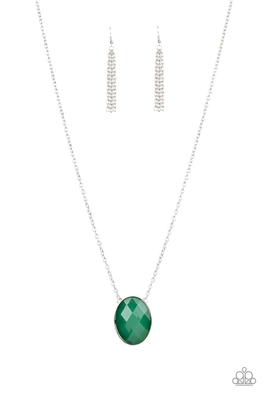 Paparazzi Necklaces - Intensely Illuminated - Green