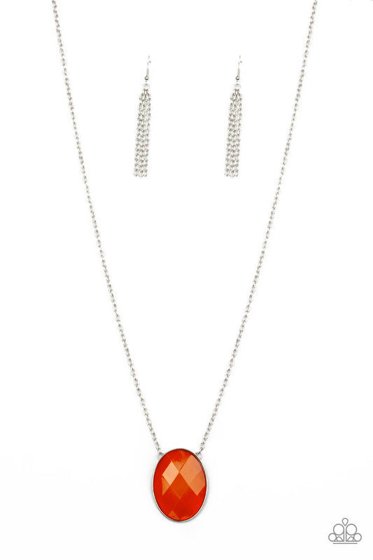 Paparazzi Necklaces - Intensely Illuminated - Orange