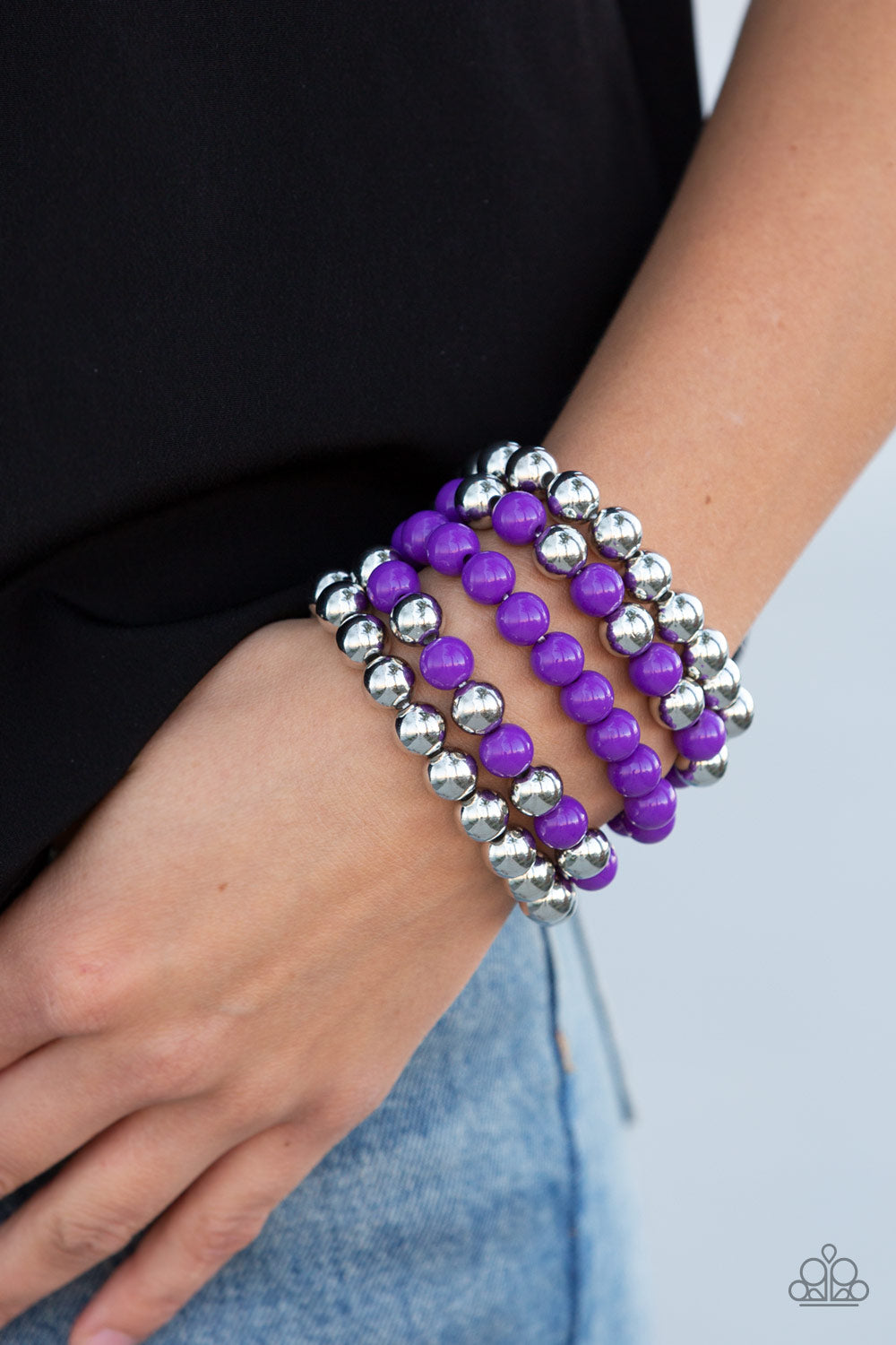 Paparazzi Bracelets - Pop-YOU-lar Culture - Purple