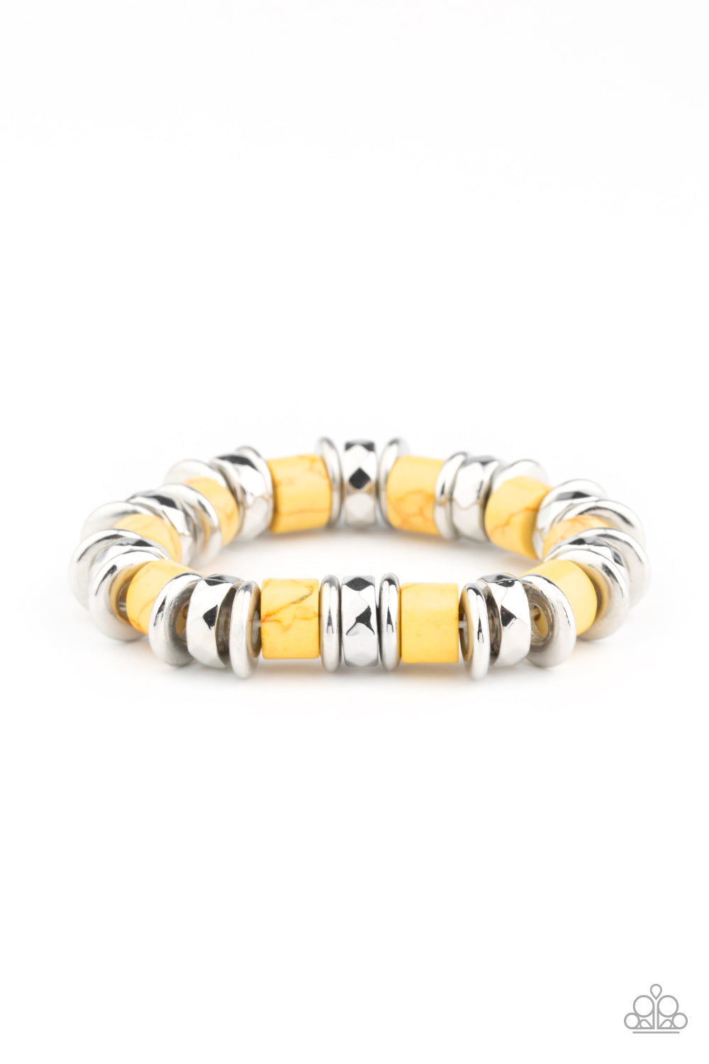 Paparazzi Bracelets - Sonoran Stonehenge - Yellow