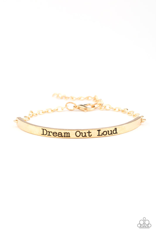 Paparazzi Bracelets - Dream Out Loud - Gold