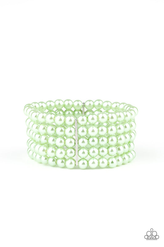 Paparazzi Bracelets - Pearl Bliss - Green