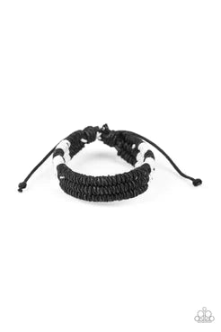 Paparazzi Urban Collection - Rural Rogue - Black - Pull Cord
